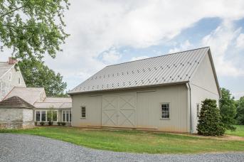 Bank Barn Attached to House