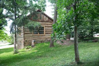 Log cabin restored by Stable Hollow Construction