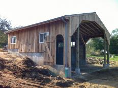 Work in progress by Stable Hollow Construction.