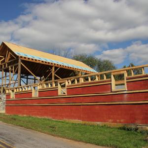 barn being restored