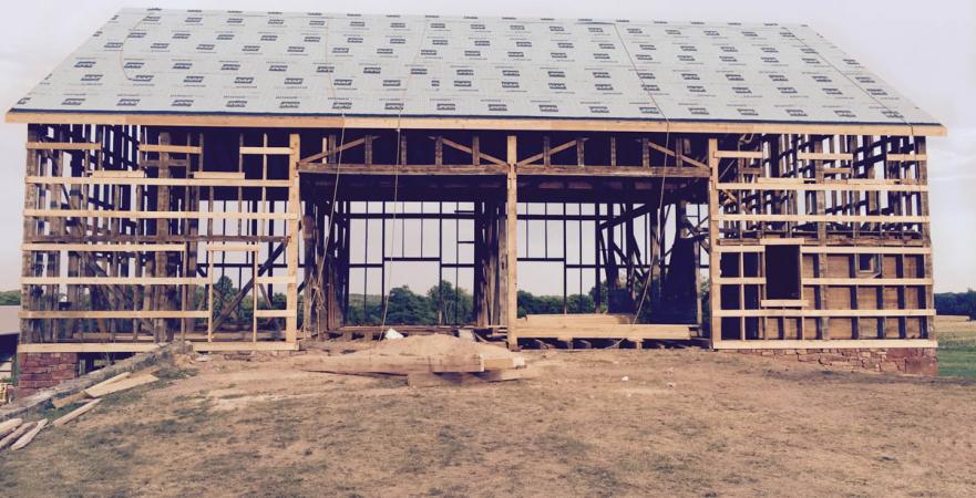 restoring a historic barn