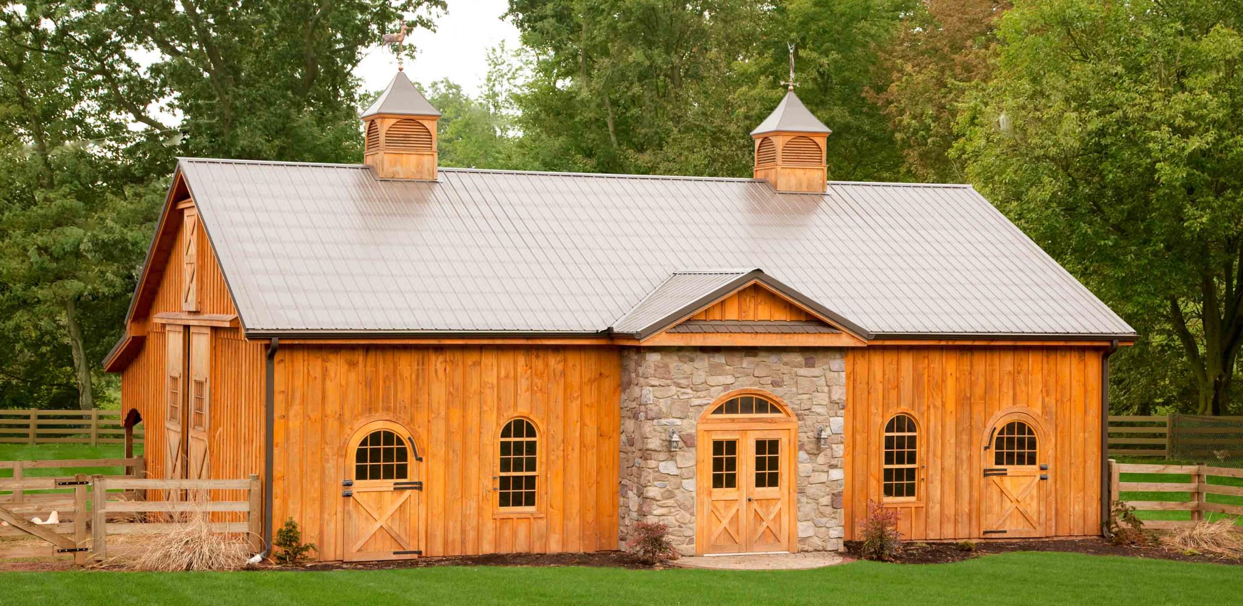 Horse Barn by Stable Hollow Construction