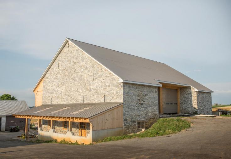 Bank barn restored by SHC.