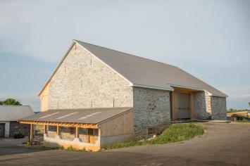 Bank barn restored by SHC.
