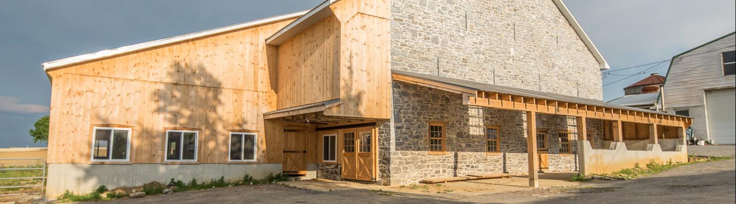 restored bank barn