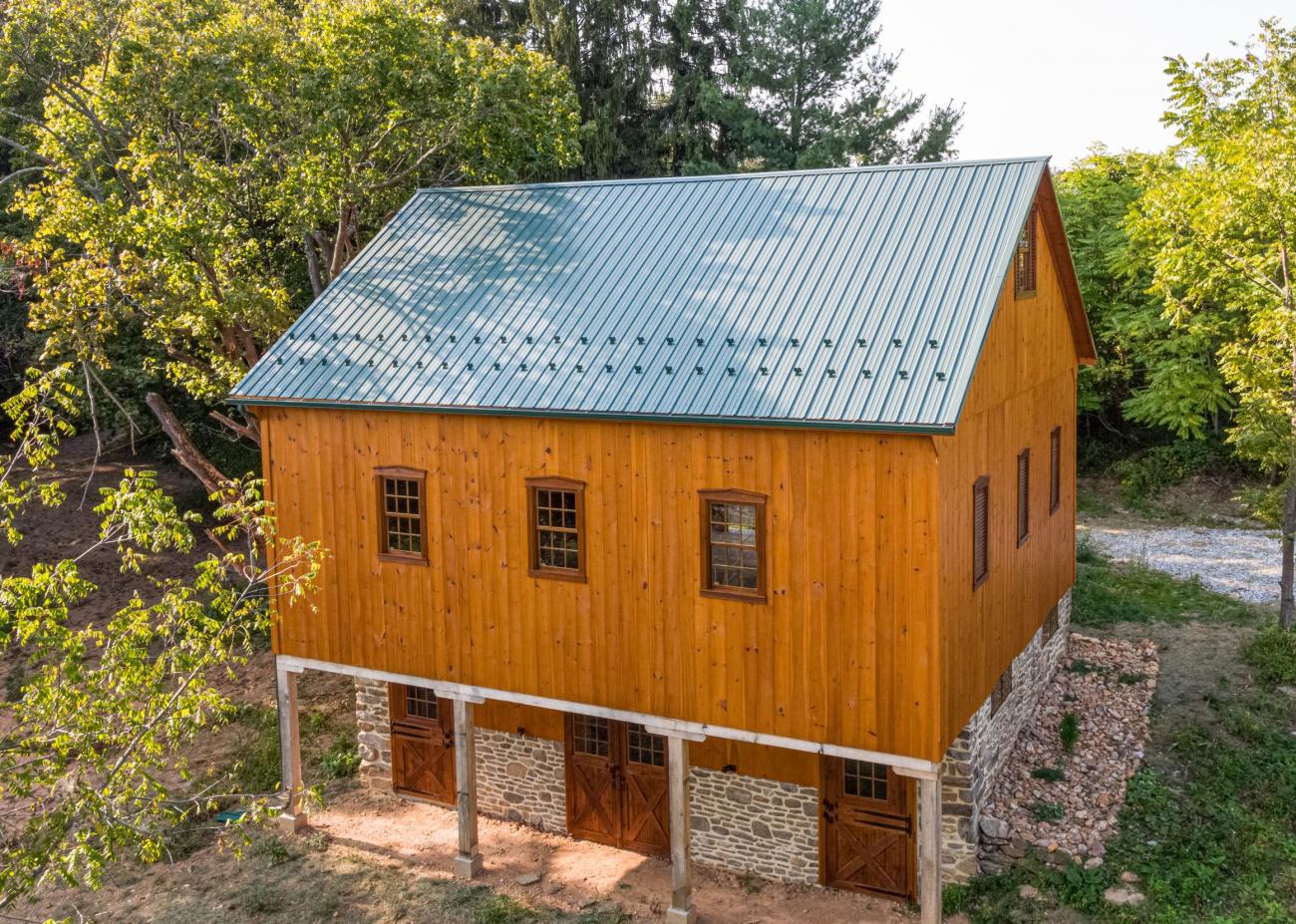 Restored bank barn in Manchester MD