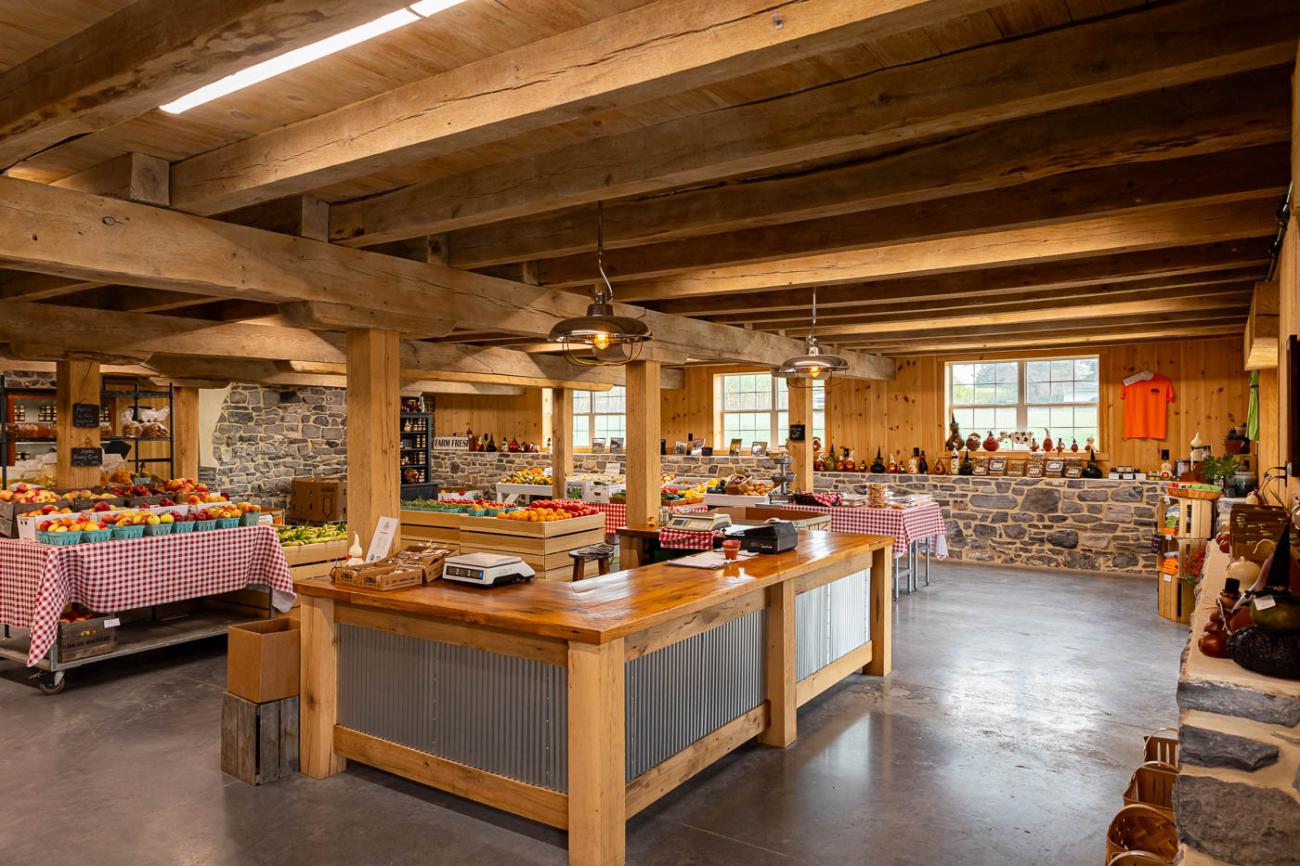 Store Interior Bank Barn Restoration in Mechanicsburg, PA