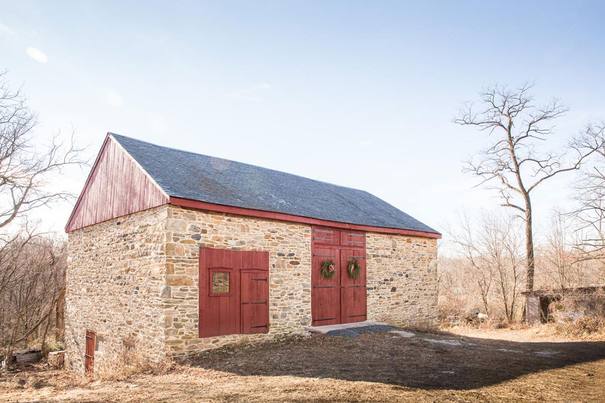 Stone Bank Barn Restoration in Bel Air, MD