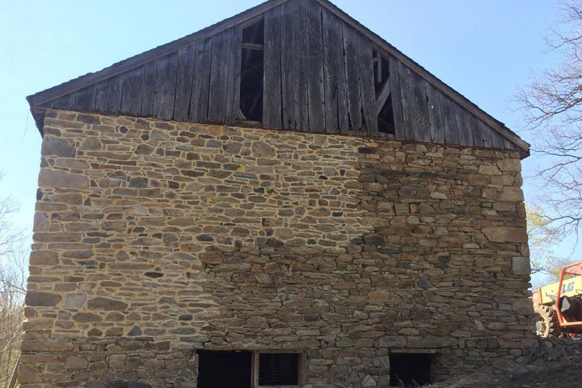 Stone Masonry in Progress