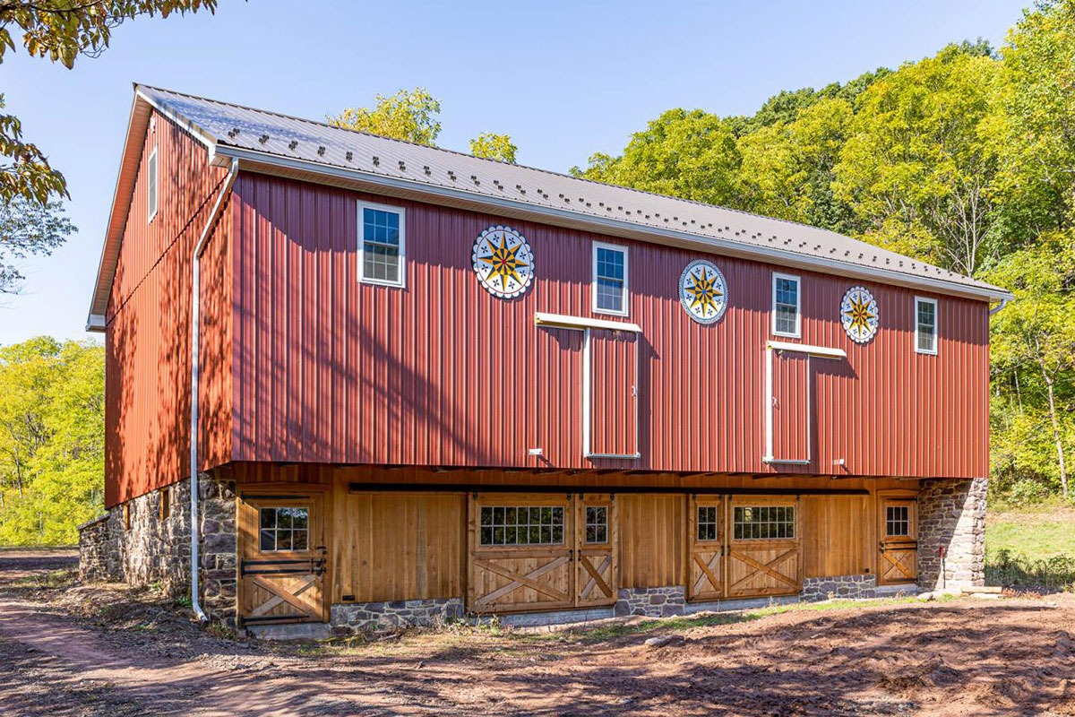 The Baver barn post-restoration