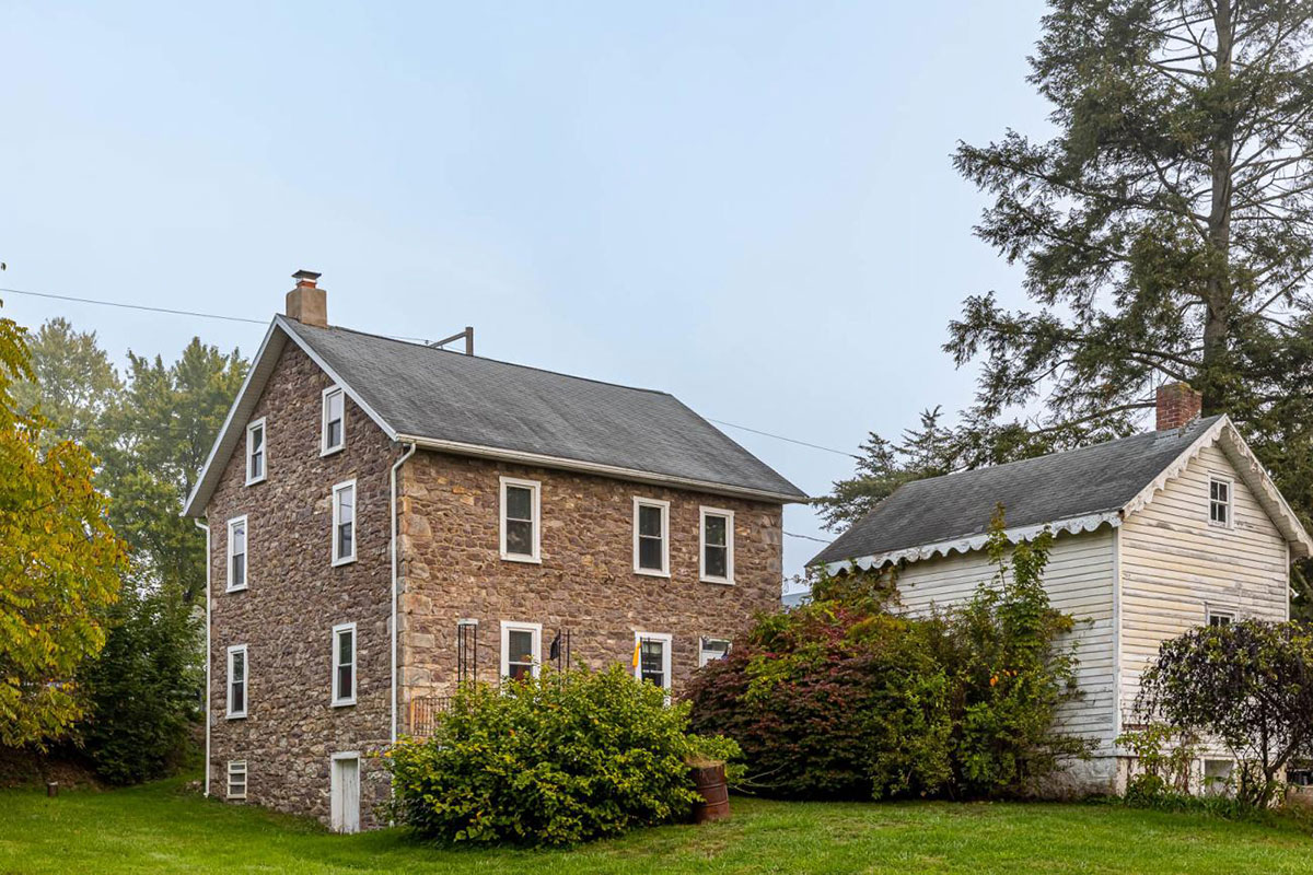 The restored Baver house