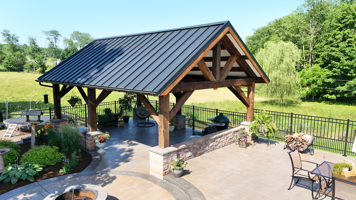 Reclaimed Timber Pavilion